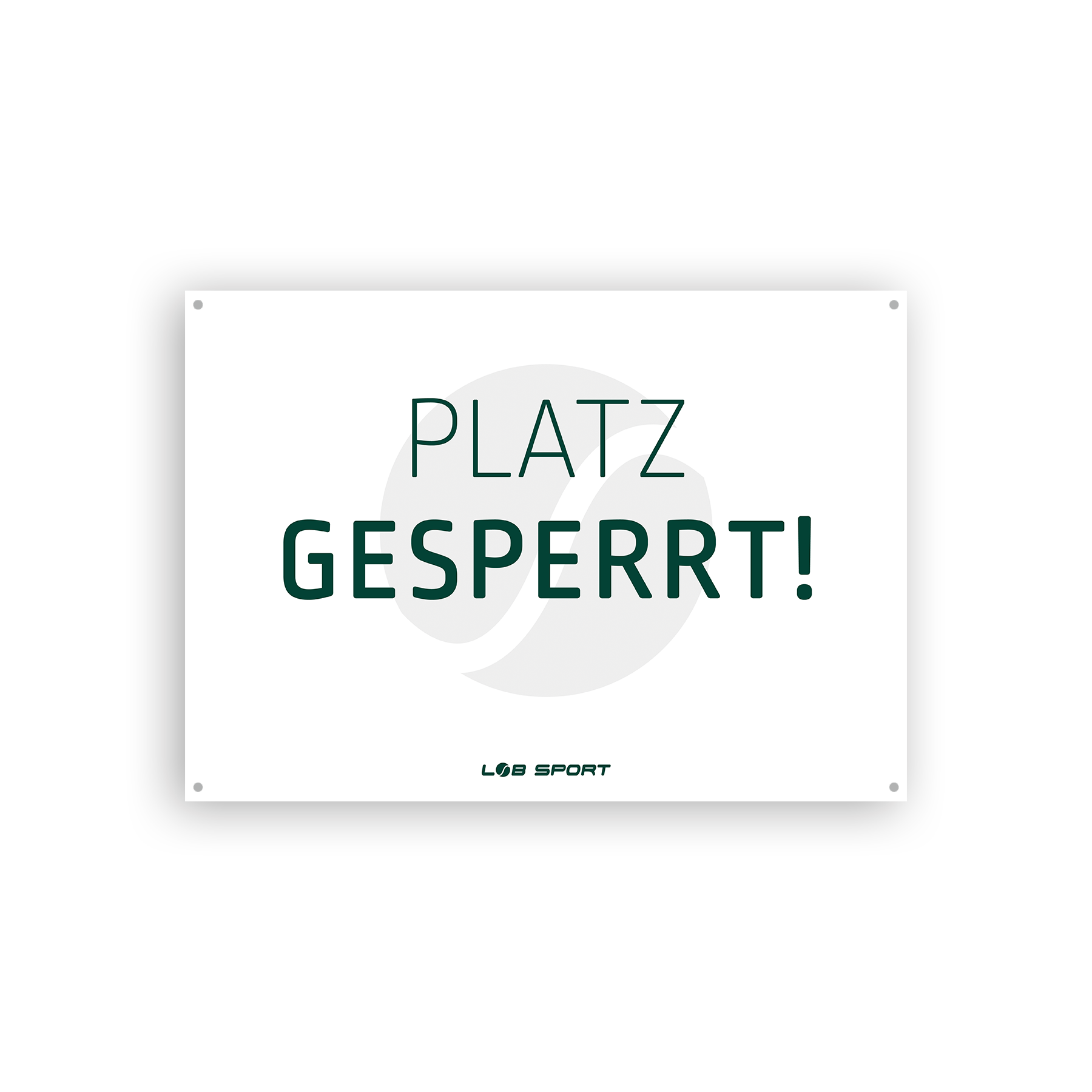 Hinweisschild PLATZ GESPERRT 420 X 297 Mm Lobsport de hinweisschild-platz-gesperrt-420-x-297-mm-lobsport-de