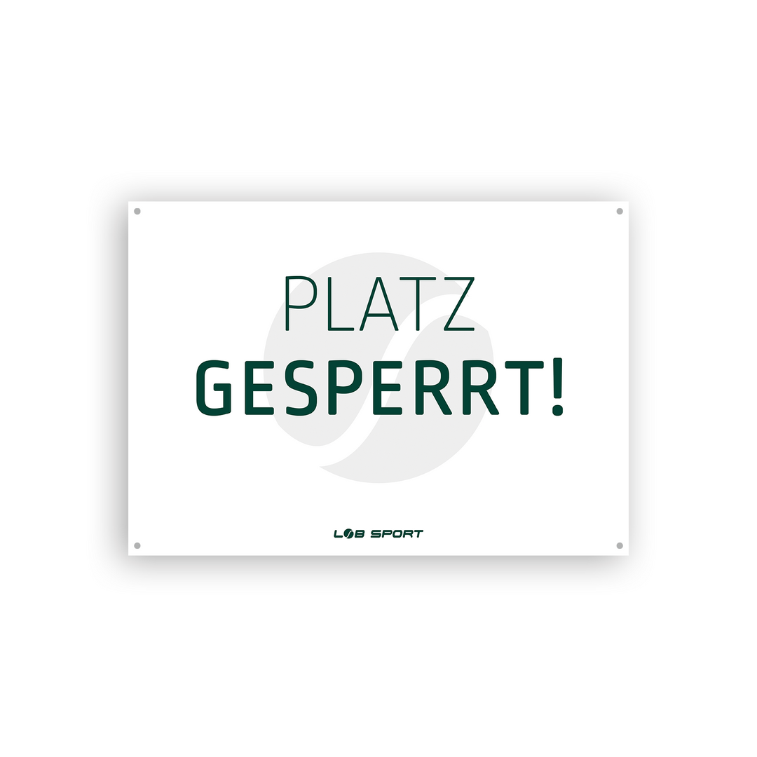 Hinweisschild PLATZ GESPERRT, 420 x 297 mm