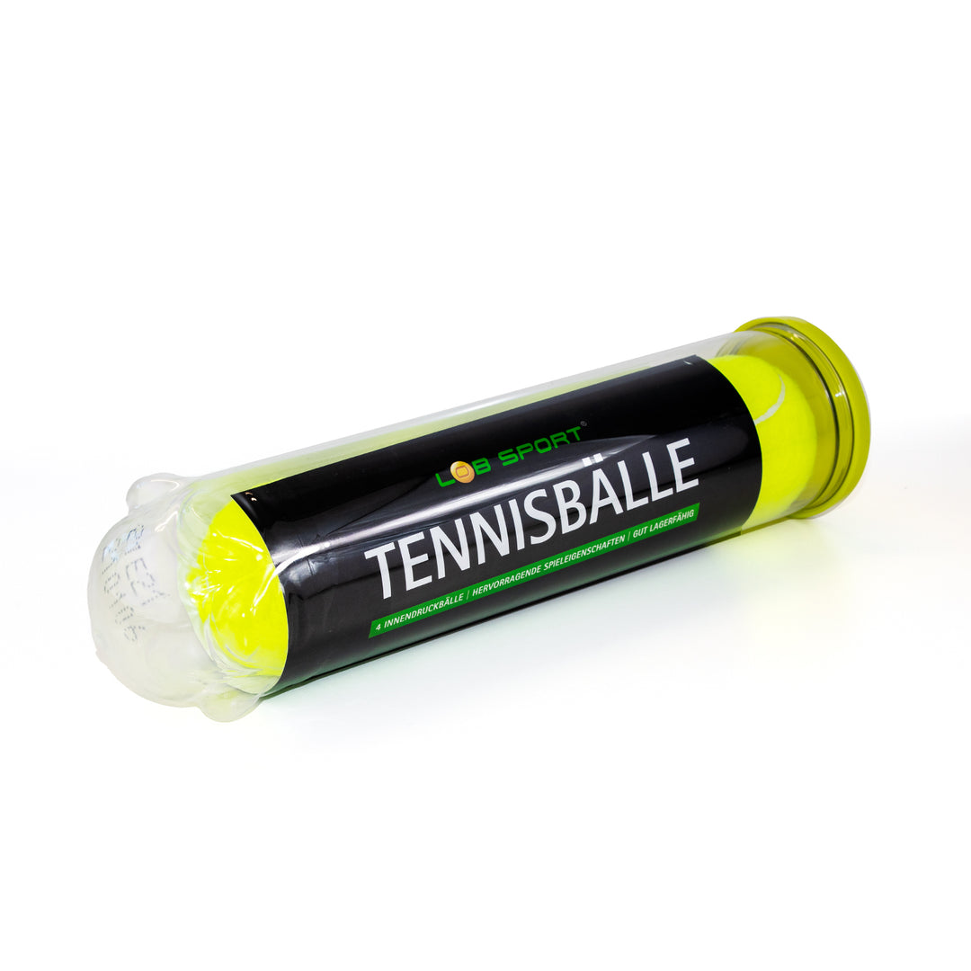 LOB Tennisbälle, 60 Stück, gelb, drucklos