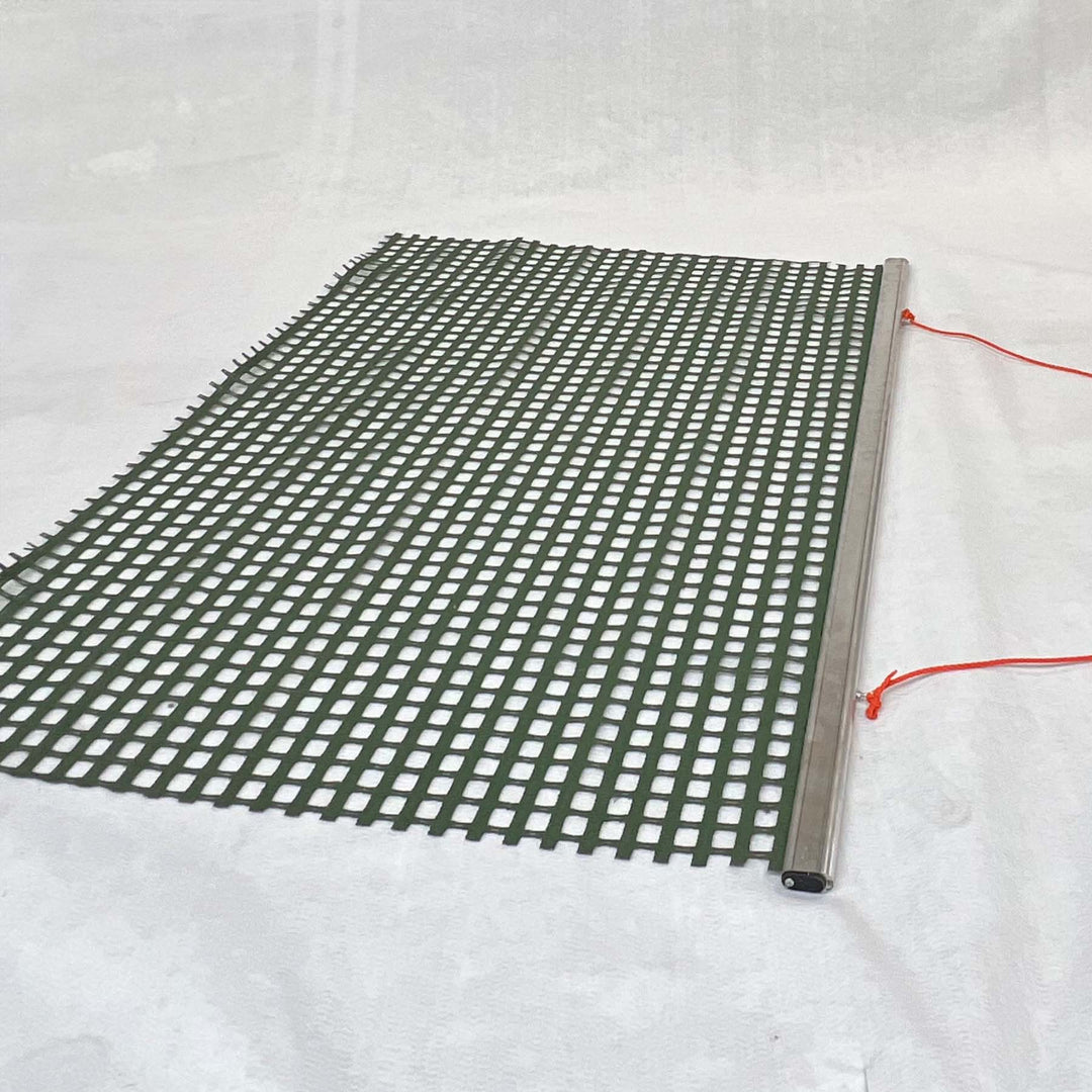 Schleppnetz mit ALU-Balken, Netztiefe 115 oder 150 cm, ein- oder zweilagig, B-Ware