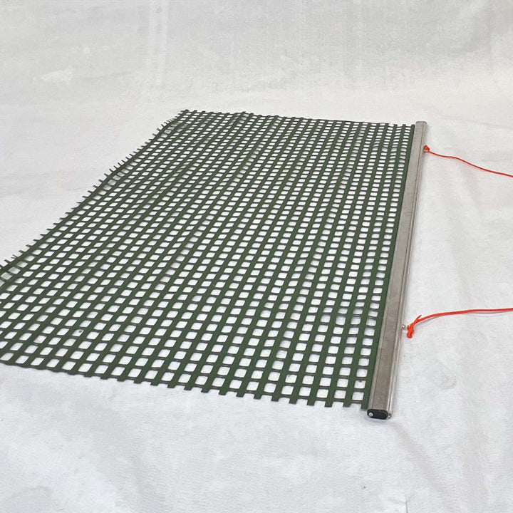Schleppnetz mit ALU-Balken, Netztiefe 115 oder 150 cm, ein- oder zweilagig, B-Ware