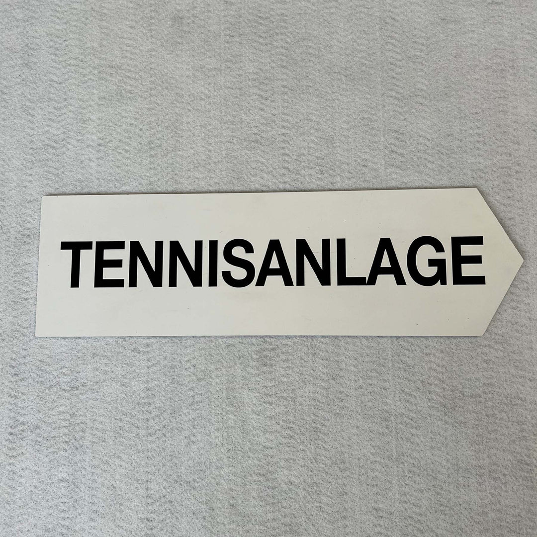 Directional arrow "tennis system" one-sided, B-goods