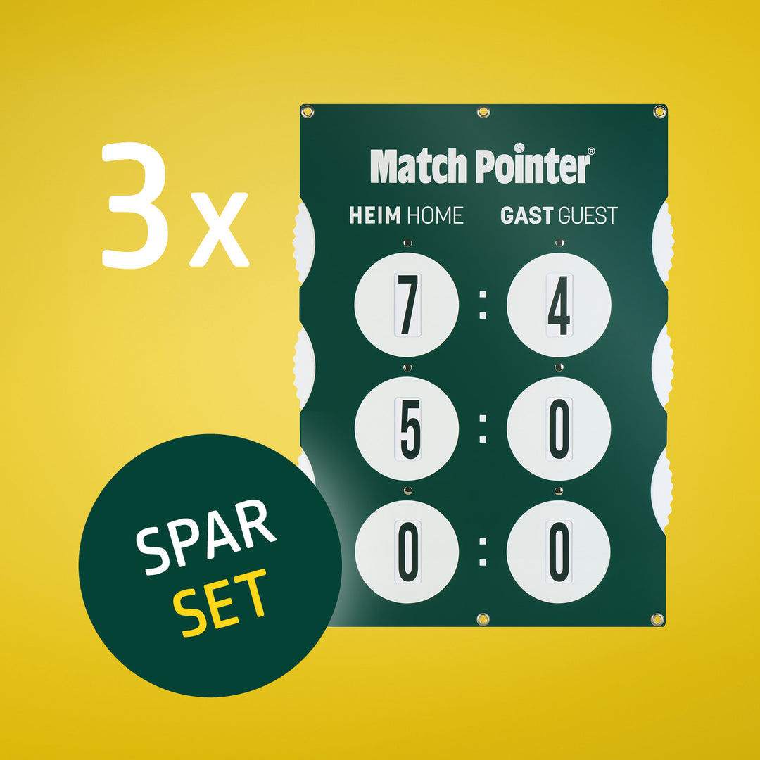 Spar-Set: Multipack 3er Set Spielstandsanzeiger MATCH POINTER 2.0 Größe M