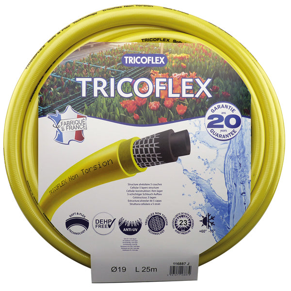 Tricoflex Wasserschlauch PVC 25 m oder 50 m Rolle, ¾“ oder 1“