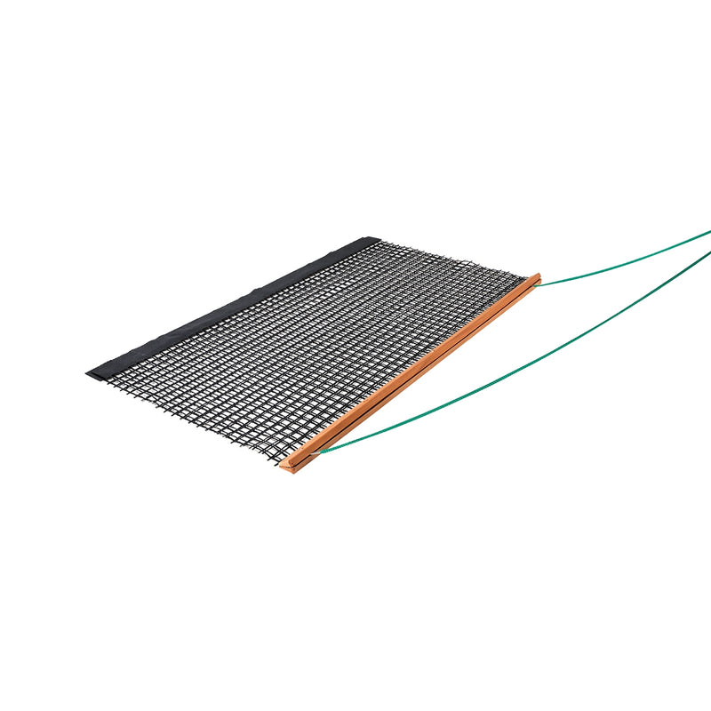 Trawl net with wooden beams, net depth 115 cm, two layers, B-stock