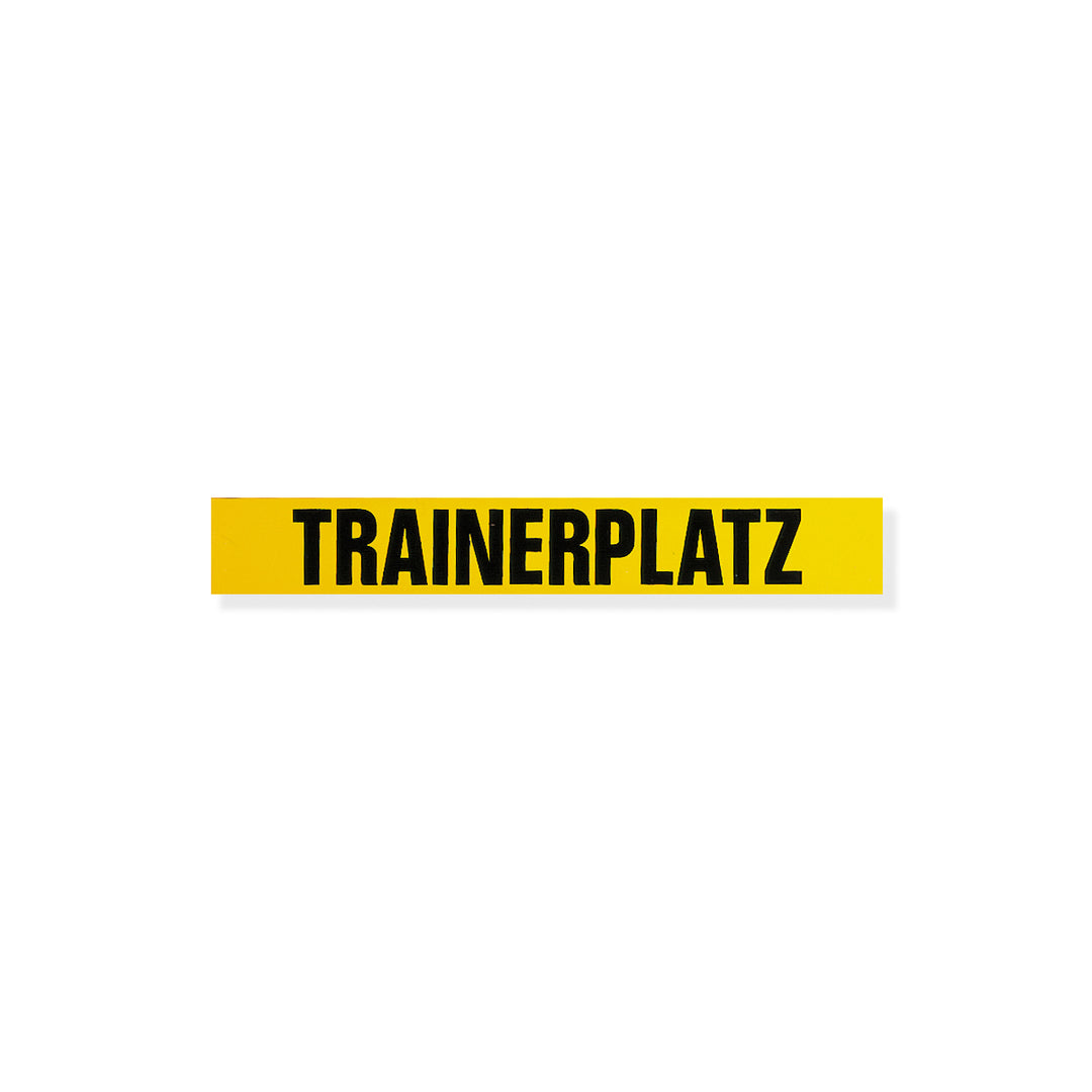 Magnetschild TRAINERPLATZ